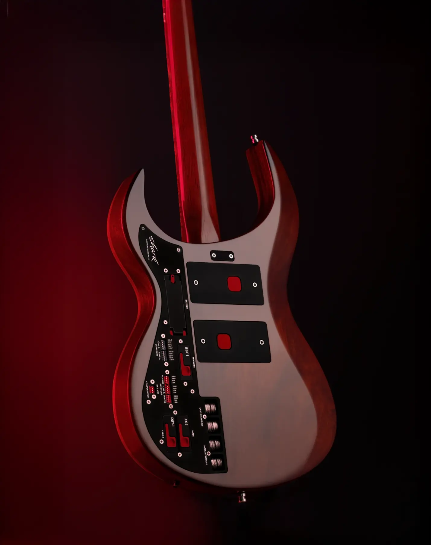 Vertical Shark Guitar