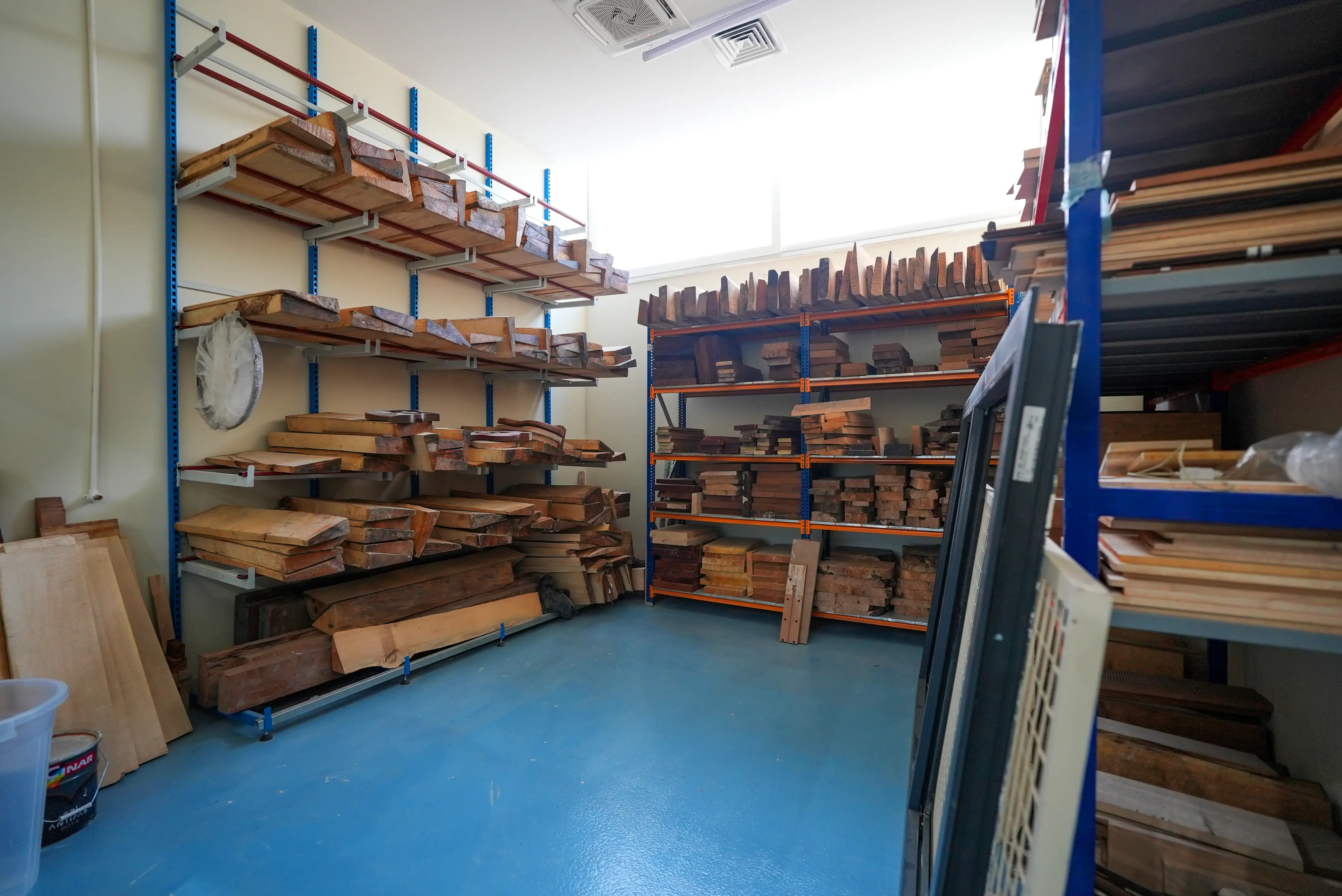 Tonewood storage room