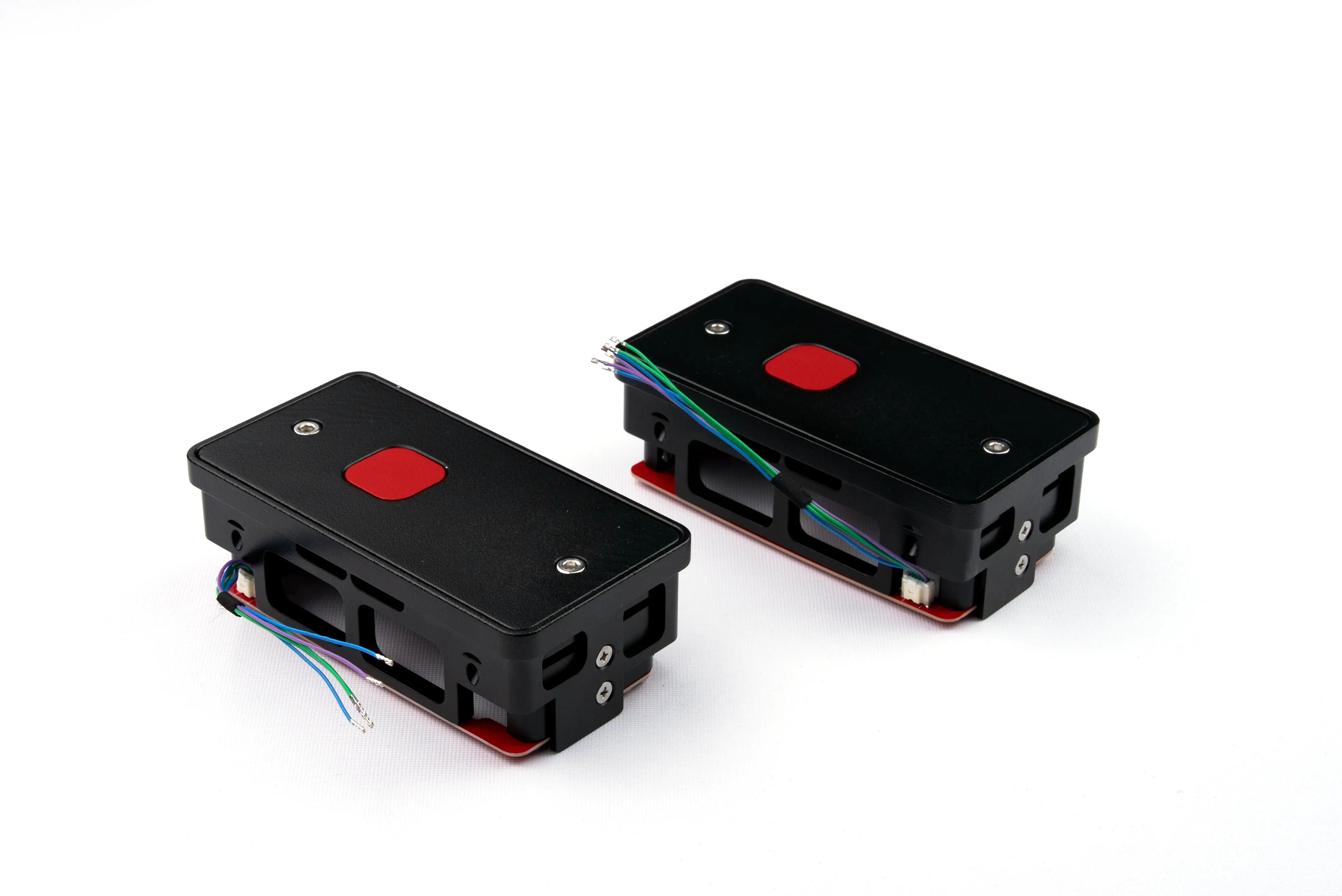 Installed modules with release buttons