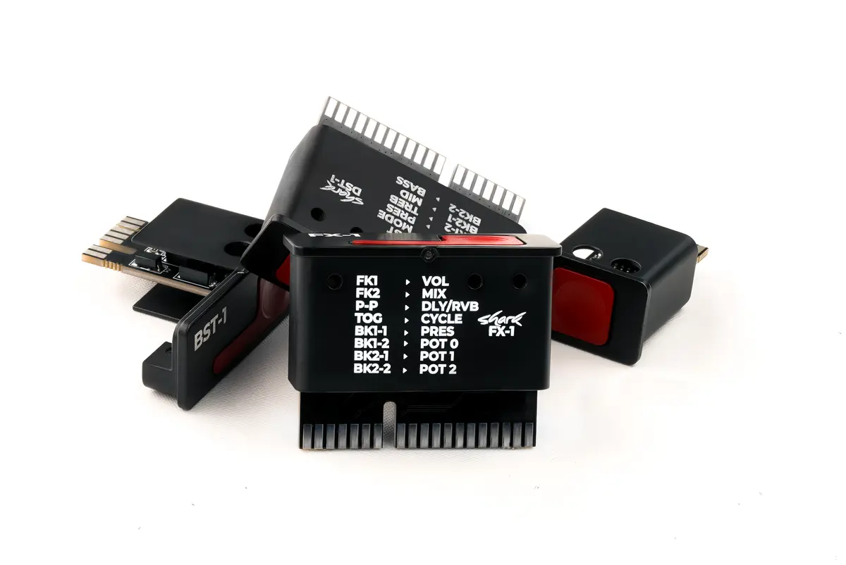 shark guitars,fx cards,guitar effects,analog guitar effects,digital guitar effects,overdrive,distortion,boost,compressor,fuzz,cabinet simulator